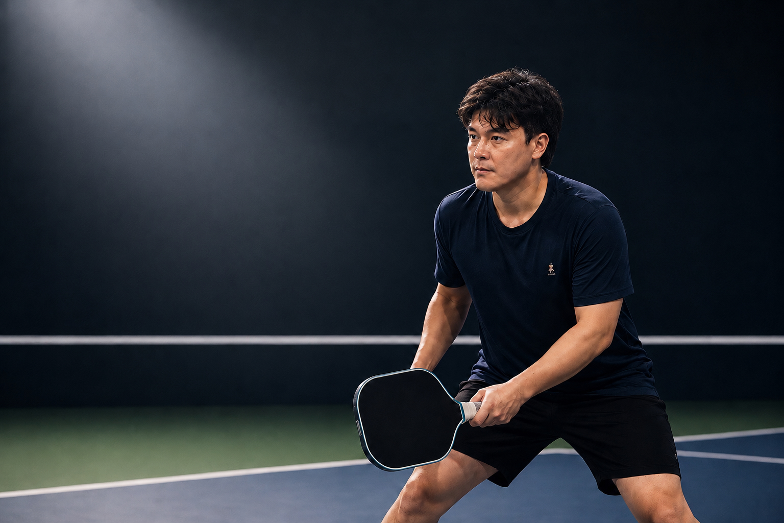 Coach Han coaching pickleball in Klang Valley
